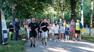 Фото: Рухатися і не здаватися: у Відні відбулось символічне тренування з Яною Степаненко