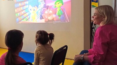 Фото: Подивились кіно і поговорили про емоції: у Центрі соціальної підтримки дітям провели зустріч у форматі кіноклубу