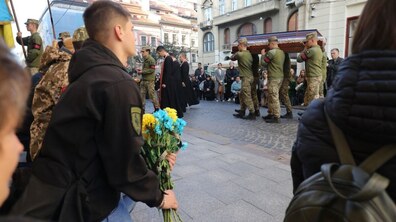 Похорон військовослужбовця
