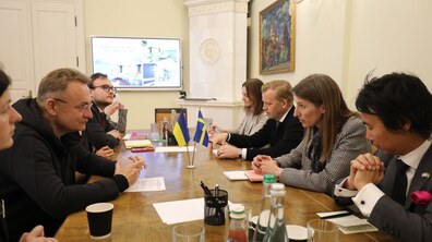 Фото: Мер Львова обговорив з представниками Швеції ключові гуманітарні потреби міста