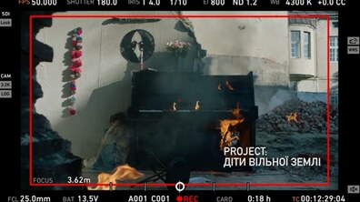 перші кадри зйомок
