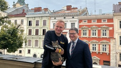 Фото: Львів відвідав спецпосланець Франції з допомоги та відновлення України