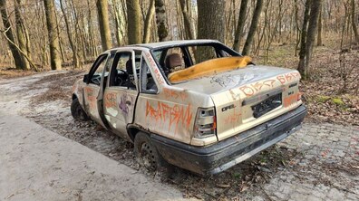 Фото: Ще 14 занедбаних автівок у Львівській громаді перемісять на штрафмайданчик