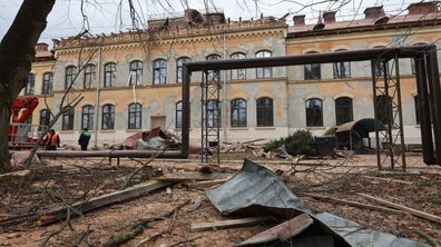 Фото: Наслідки нічної атаки росіян у Львівській громаді