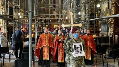 Фото: У Львові попрощались із захисником Олександром Оросом