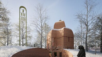 візуалізація майбутнього храму на вул. К. Левицького