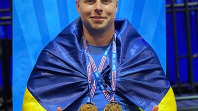 Фото: Віктор Легкодух виграв дві золоті медалі на Warrior Games
