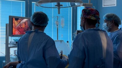 Фото: Вперше у Західній Україні львівські медики лапароскопічно прооперували пацієнта з онкологією дванадцятипалої кишки