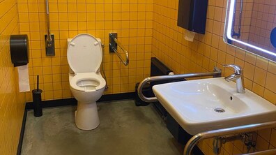 Фото: Встановлення інклюзивної вбиральні на просп. Свободи у Львові профінансують благодійники