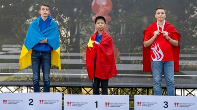 Фото: Львів’янин Владислав Фіщук став срібним призером Всесвітньої шахової олімпіади