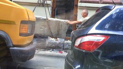 Фото: «Будемо докладати усіх зусиль, щоб не допустити руйнування будинку на вул. Костя Левицького, 10», — А. Москаленко