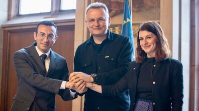 Фото: Німецький Франкфурт став новим містом-побратимом Львова