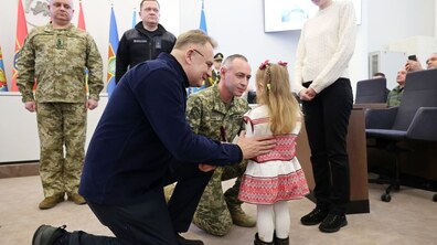 Фото із церемонії Романа Балука для Львівської міської ради