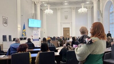 Фото: Відвага до бізнесу: 35 ветеранів та їх рідних презентували свої бізнес-проєкти у міськраді 