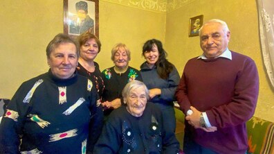 Фото: Львів вітає довгожителів: Ксенія Савицька відсвяткувала 103-й день народження