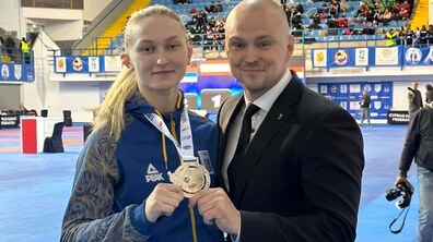 Фото: Львів’янка – срібна призерка Чемпіонату Європи з карате