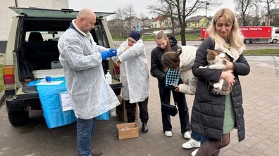 Фото: У Малехові безкоштовно провакцинували від сказу 35 домашніх тварин