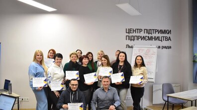 Фото: Перші 16 учасників завершили навчання проєкту «Нові горизонти. Військові у бізнесі»