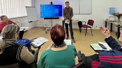 Фото: У ЦНАП Львова відбулися тренінги для літніх людей щодо сортування відходів