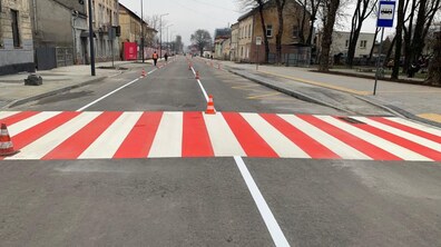 Фото: Для проїзду відкрили наступну частину вул. Б. Хмельницького — від вул. Механічної до вул. Олійної
