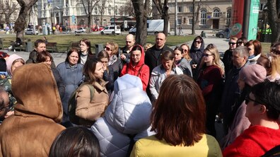 Фото: Львів зустрічає: вимушених переселенців запрошують на ознайомчі прогулянки містом