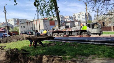 Фото: На вул. Лінкольна замінять тепломережу, якій більше 45 років