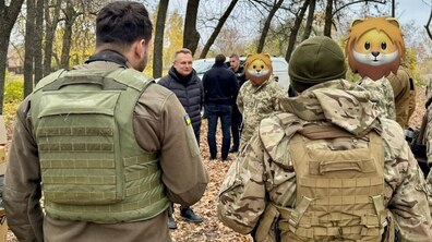 Фото: Ударний безпілотник, дрони та авто: мер Львова відвідав на Сумщині 103-тю, 125-ту і 80-ту бригади
