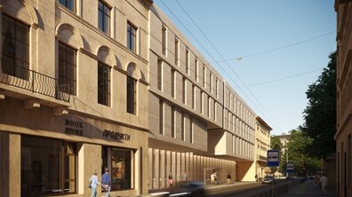 Фото: Журі визначило переможця міжнародного архітектурного конкурсу на створення торгового центру з готельним блоком Grand Hotel Lviv на вул. Дорошенка, 2
