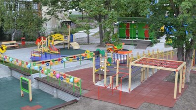 Фото: У львівському садочку відкрили інклюзивний дитячий майданчик