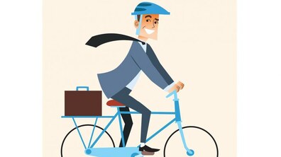 Фото: Весняний день Велосипедом на роботу