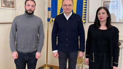 Фото: Мер Львова зустрівся із депутаткою Європарламенту Каталін Чех та віцепрезидентом Альянсу лібералів і демократів за Європу Деніелом Бергом