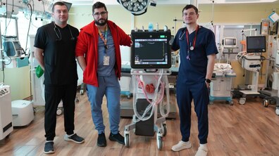 Фото: Дитячий опіковий центр Львова отримав новий апарат для порятунку дітей