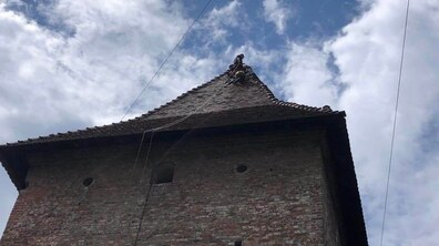 Фото: «Шпиль на Глинянську вежу планують повернути після перемоги», – Л. Онищенко