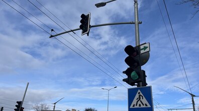 Новий світлофор на вул. Стрийській