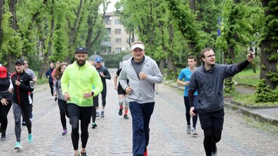 Фото: Мер Львова бігав у Стрийському парку в рамках тренувань з бігу Open Run Days