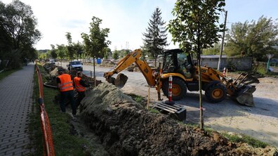 Фото: Реконструкція вул. П. Орлика: тривають роботи на відрізку від вул. Миколайчука до вул. Віри, Надії, Любові