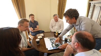 Фото: Мер обговорив із Минксом Гавейном перебіг підготовки до реалізації проєкту ІТ-парку у Львові