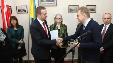 Фото: Почесне консульство Австрії відновило свою діяльність у Львові