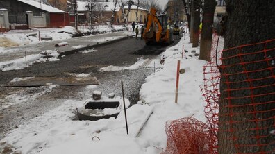 Фото: На вул. Замарстинівській триває капітальний ремонт дороги на ділянці від вул. Липинського до вул. Східної