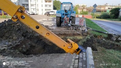 Фото: Вночі трапилась аварія на водогоні: Сихів, Франківський та частина Залізничного району без водопостачання
