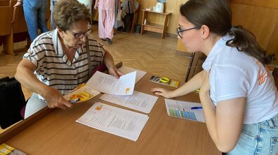 Фото: «Візити турботи» у Залізничному районі: щирі розмови й підтримка людей з інвалідністю