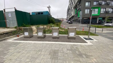 Фото: На вул. Кульпарківська, 226 облаштували підземний майданчик для відходів