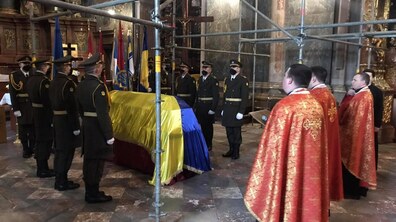 Фото: У Львові попрощалися із загиблим військовослужбовцем Ігорем Байталою