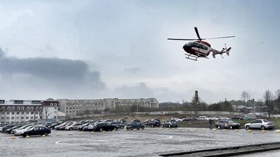Фото: Ще одного пацієнта гелікоптером доправили до лікарні швидкої допомоги Львова