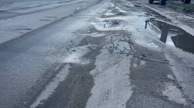 Стан дорожнього покриття на вул. Збиральній