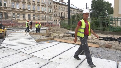 Фото: Основні роботи на перехресті вул. Личаківська-Мечникова буде завершено 15 липня, а для руху транспорту перехрестя відкриють з 25 липня