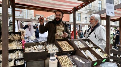 ілюстративне фото з попередніх ярмарків Романа Балука для Львівської міської ради