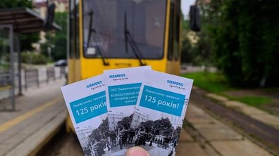Фото: Компанія Siemens Ukraine з нагоди 125-річчя львівського трамвая дарує львів’янам 12 000 квитків на проїзд у міських трамваях