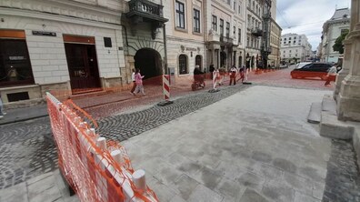 Фото: До Гарнізонного храму облаштовують доступність: на 4 дні перекриють наскрізний прохід через пасаж Андреоллі
