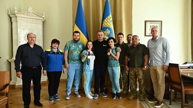 Фото: Львів’яни-призери Європейських ігор отримали по 80 000 гривень від міста